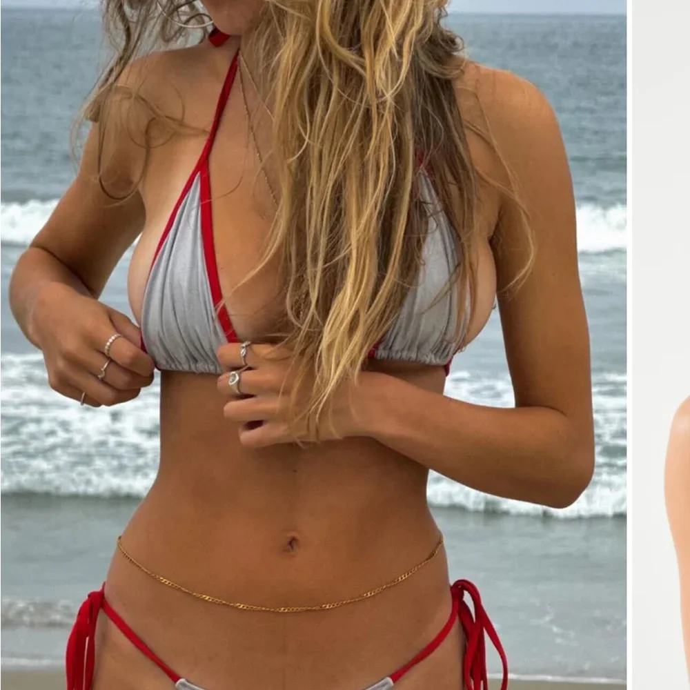 NEW Frankie’s Bikinis Nick triangle bikini top
